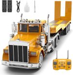 KIDMARKT 39.6" Giant RC Semi-Trailer Truck for Kids | 16-Channel Remote Control Transport Truck with Lights & Sounds, Rechargeable Construction Vehicle Toy, Birthday Gifts for Boys Ages 6+(2026 New) - Image 2
