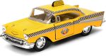KiNSMART 1957 Chevy Bel Air Coupe Classic Taxi Cab 5" 1:40 Scale Die Cast Metal Model Toy Car - Image 2