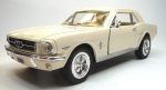 KiNSMART 1964 1/2 Ford Mustang 1:36 Scale 5" Die Cast Metal Model Classic Toy Car (White) - Image 2