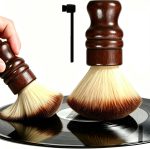 Killoomii 2-in-1 Vinyl Record Cleaning Kit with Stylus Brush - Anti Static Dust Solid Wood Vinyl Record Cleaning Brush, High Density Ultra-Fine Soft Bristles Safe for Vinyl LP Turntable CD Album - Image 2
