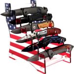Knife Display Stand Dagger Stand Pocket Knife holder Acrylic knife collector desktop display stand for Fixed Knife Display - Image 2