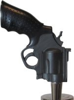 Kool Collectibles Revolver Pistol Grip Beer Tap Handle Sports Bar Kegerator Breweriana Gun - Image 2