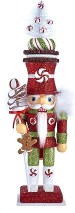 Kurt Adler 13.5-Inch Hollywood™ Candy Soldier Nutcracker | Free-Standing Collectible Holiday Decoration - Image 2
