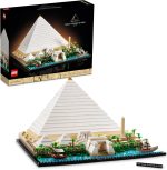 LEGO Architecture Great Pyramid of Giza Set 21058, Home Décor Model Building Kit, Creative DIY Activity, Famous Landmarks Collection - Image 2