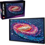 LEGO Art The Milky Way Galaxy Building Set - Space Decor DIY Kits for Adults for Bedroom wall, Ages 18+ - Gift Ideas for Astronomy Lovers, Men & Women - Includes Frame for Display - 31212 - Image 2