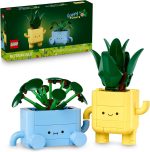 LEGO Botanicals Happy Plants Building Toy for Kids, Girls, and Boys 9+ - Playroom Decor for Desk or Shelf - Birthday Gift Idea for Young Gardeners - Artificial Indoor Plant for Play & Display - 10349 - Image 2