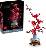 LEGO Botanicals Plum Blossom Building Sets for Adults - Artificial Flower for Dinner Table Centerpiece, Living Room Home Decor, Ages 18+ - DIY Craft Kits - Gift for Birthdays - 10369 - Image 2