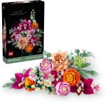 LEGO Botanicals Pretty Pink Flower Bouquet Building Set for Adults - Gifts for Birthdays - Artificial Flowers for Decor or Table Display - 10342 - Image 2