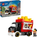 LEGO City Fries Food Truck Building Toy for Kids - Pretend Play Truck Toy for Boys & Girls, Ages 5+ - Mobile Restaurant Playset W/2 Minifigures & Detachable Kiosk - Gift Idea for Birthdays - 60488 - Image 2