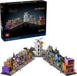 LEGO Harry Potter Diagon Alley Wizarding Shops Building Set for Adults - Collectible Kit for Harry Potter Fans with 12 Microfigures - Gift Idea for Men, Women, Fans - 76444 - Image 2