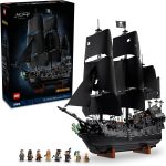 LEGO Icons Captain Jack Sparrow’s Pirate Ship Building Set for Adults, Ages 18+ - Room Decor for Office, Bedroom or Shelf - Collectible Black Pearl Ship for Pirates of The Caribbean Fans - 10365 - Image 2
