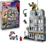 LEGO Marvel Spider-Man vs Hulk Epic Clash - Super Hero Building Toy for Boys & Girls, Ages 8+ - Includes 5 Minifigures & Hulk Figure - Spider-Man Toy for Fans - Gift for Birthdays - 76350 - Image 2