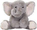 Lambs & Ivy Jungle Safari Gray Plush Elephant Stuffed Animal Toy - Jett | 13 inches total height, 9.5 inches tall when seated, adorable plushie safe for all ages - Image 2