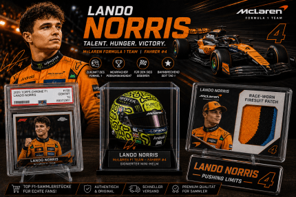 Lando Norris Formel-1-Sammlerstücke