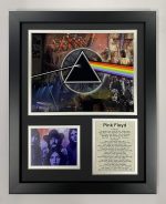 Legends Never Die Pink Floyd Mosaic- English Rock Band Collectible | Framed Photo Collage Wall Art Decor - 12"x15" (16187U) - Image 2