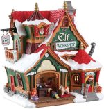 Lemax 75291 Santa's Wonderland Lighted Buildings: The Elf Workshop - Image 2