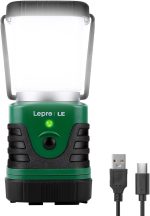Lepro 1000LM LED Camping Lantern Rechargeable, 4400mAh, 4 Light Modes | Tent Light, Camping Essentials, Waterproof Lantern Flashlight for Camping, Emergency Light, Power Outages, USB Cable Included - Image 2