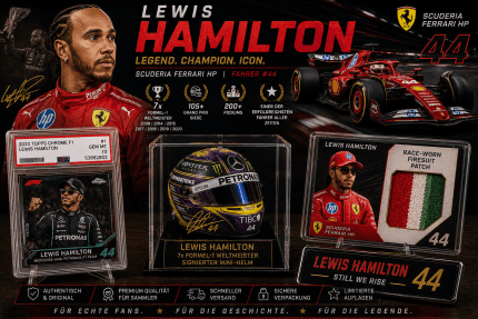 Lewis Hamilton Formel-1-Sammlerstücke