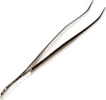 Lighthouse Tongs for Coins and Stamps, 42, Deluxe, 12 cm, Tweezer Design: Curved, Spade - Image 2