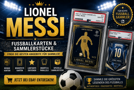 Lionel Messi Fußballkarten & Sammlerstücke
