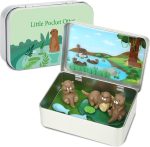 Little Pocket Otter Mini Tin Desk Collectible Gift Travel Buddy | Mini otter tin collectible, perfect desk gift for coworkers, stocking stuffer teen emotional companion for daily work breaks - Image 2
