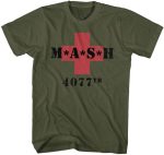 MASH Red Cross M.A.S.H 4077th T-Shirt - Image 2