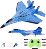MAXBECK Remote Control Wireless Airplane Toy with Lights, Su-35 Rc Glider 2 Channel 2.4 GHZ Remote Control Planes, Outdoor Foam Rc Aircraft for Hobby Rc Airplanes - Image 2