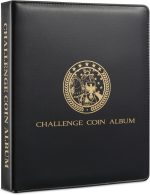MUDOR Challenge Coin Collection Holder Book, Display Holds 114 Coins | Military Challenge Coin Collection Album for Collectors, Medallions, Badges, Tokens, Casino Chips - Image 2