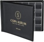 MUDOR Coin Collection Holder Album for Collectors, 240 Pockets Coin Book | 2IN1 Pocket Size,Coin Collection Supplies for Dime,Cent,Nickel,Quarter, Half Dollar, Silver Dollar - Image 2