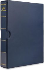 MUDOR Stamp Binder with Slipcase, Empty Stamp Collecting Albums, Blue | Stamp Collecting Supplies, Stamp Stockbook for Documents, Coins, Banknotes Collectors - Image 2