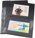 MUDOR Stamp Pages for Stamp Collection Album Binder Book, 10 Sheet 2 Row | 2 Pocket Stamp Sleeves for Collectors ,Stamp Collecting Sheets Supplies,Professional Pack - Image 2