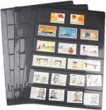 MUDOR Stamp Pages for Stamp Collection Album Binder Book, 10 Sheet 6 Rows | Stamp Sleeves 6 Pocket for Collectors ,Stamp Collecting Sheets Supplies - Image 2