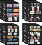 MUQING Stamp Album Pages, Stamp Storage Holder | Stamp Collecting Display Suppliers 9-Hole Standard Page Fit Stamp Album Binder(4/5/6/7 Row) - Image 2