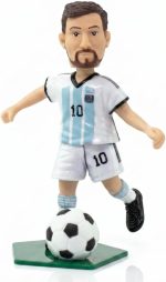 Maccabi Art Official Lionel Messi Argentina Soccer Action Figure, 4.5" Collectible with Movable Arms & Head, Display Stand - Image 2