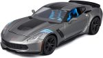Maisto 1:24 Assembly Line 2017 Chevrolet Corvette Grand Sport - Grey - Image 2