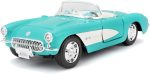 Maisto 1:24 Special Edition 1957 Chevrolet Corvette - Turquoise - Image 2