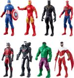 Marvel Avengers Ultimate Protectors Pack, 6-Inch-Scale, 8 Action Figures with Accessories, Super Hero Toys, Toys for Boys and Girls Ages 4 and Up - Image 2