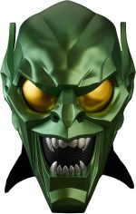 Marvel Legends Series Green Goblin Premium Roleplay Helmet, Spider-Man: No Way Home Adult Collectible Roleplay Gear | Marvel Legends Gear Life Size Prop Replica - Green Goblin Helmet - Image 2