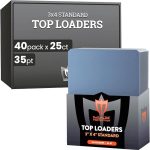 Max Protection 35pt Top Loaders for Cards - 1000 Count - Premium 3x4 Inch Trading Card Toploaders - Protect Your Baseball and Sports Cards with These Crystal Clear Hard Plastic Sleeves Protectors - Image 2