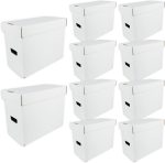 Max Protection CGC Graded Comic Book Storage Boxes - Heavy-Duty - 10 Count | Slab Case Organizer, 200 lb Test Double-Wall Corrugated, Made in USA, Collectible Holder, Heavy-Duty Slab Bin - Image 2