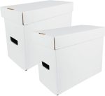Max Protection CGC Graded Comic Book Storage Boxes - Heavy-Duty - 2 Count | Slab Case Organizer, 200 lb Test Double-Wall Corrugated, Made in USA, Collectible Holder, Heavy-Duty Slab Bin - Image 2
