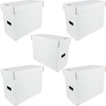 Max Protection CGC Graded Comic Book Storage Boxes - Heavy-Duty - 5 Count | Slab Case Organizer, 200 lb Test Double-Wall Corrugated, Made in USA, Collectible Holder, Heavy-Duty Slab Bin - Image 2