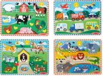 Melissa & Doug Wooden Peg Puzzle Set – 4-Pack Vehicle, Farm, Safari & Pet Animal Themes – Educational Puzzles for Toddlers and Preschoolers Ages 2+ - Image 2