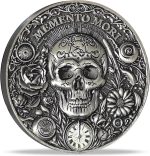 Memento Mori & Vivere Challenge Coin - Dual Symbols of Life's Transience and Vitality - Inspirational Stoic Gift (Single Coin) - Image 2