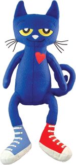 MerryMakers Pete the Cat Plush Doll, 14.5-Inch , Blue - Image 2