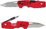 Milwaukee FASTBACK Folding Utility Knife w/Blade Multifunctionality, Red-black - Image 2