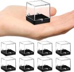 Mineral Specimen Storage Boxes 24-Pack Clear Plastic Display Cases 2.75X1.37X1.37In Rock Collection Organizer for Collectibles and Crystal Display - Image 2