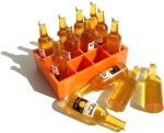 Miniature Beer Bottles Set, 12 Mini Beverage Display Props with Tray - Image 2