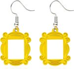 Monica's Door Frame Earrings TV Show Merchandise for Fans Memorabilia Monica Door Frame Drop Earrings Friends Themed Gifts - Image 2