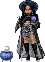 Monster High Doll, Moonspell Magic Claire de Luna | Clairvoyant Witch in Blue Clothes with Cauldron Surprise & Accessories like Crystal Ball, Hat & Spellbook - Image 2